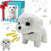 cheap Stuffed Animals-Robot Dog My Realistic Robot PuppyInteractive Puppy Toy That WalksBarksWags TailPlush Pet Dog For Kids &amp; AdultsRealistic Robotic Dog Toy Gift That Acts Like A Real Puppy