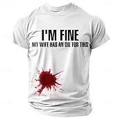 economico cranio e ossa-Halloween Per uomo Macchie di sangue Maglietta Manica Corta maglietta Stampa 3D Girocollo Camicia Moda Quotidiano Gotico Streetwear Casuale Quotidiano Nero Bianco Blu Estate Primavera Tutte le