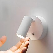 abordables 123496-Lampe murale moderne à intensité variable, rechargeable par USB, luminaire décoratif pour salon, chambre à coucher, simple et sans câblage