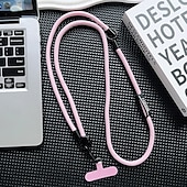 お買い得  その他のスマホケース-新しいユニセックスの携帯ストラップ、調節可能な2イン1ネックハンギングクロスボディバッグ、紛失防止ストラップ付き、屋外での持ち運びに便利