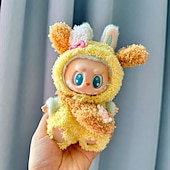 cheap Doll Clothing &amp; Accessories Sets-Clothes ForLabubu Dolls  Fluffy Pig Outfit for 17cm Labulabu Dolls Doll Not Included