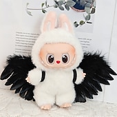 preiswerte Puppenbekleidungs- und Zubehörsets-Kleidungsset für 17cm Puppen ForLabubu Modekleidung Zubehör Outfit geeignet für 6,69 Zoll (17cm) Puppe weiche Baumwollkleidung Ersatz keine Puppe NUR Kleidung