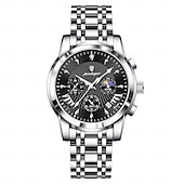 preiswerte Quarz-Uhren-813 männer multifunktionale neue uhr männer nacht licht uhr wasserdicht mode quarz herren uhr