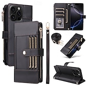 voordelige iPhone-hoesjes-Telefoonhoesje voor Samsung Galaxy S24 S23 S22 S21 Ultra Plus A55 A35 A25 A15 5G A54 A34 A14 A73 A53 A33 A23 A13 A72 A52 A42 A32 A22 A12 A02 Portemonneehoesje met standaardhouder, rits, volledige