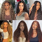 baratos Cabelo de crochê-Micro tranças brasileiras pré-enroladas, cabelo cacheado de crochê, 18 polegadas, cabelo de crochê com ondas d&#039;água, extensões de cabelo afro crespo e cacheado, cabelo sintético de crochê com ondas