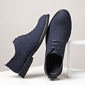 preiswerte Formell-Braune Derby-Schuhe aus hochwertigem Rindsleder für Herren mit glattem Kunstleder-Finish – klassisches Schuhwerk fürs Büro, formelle Anlässe und den Alltag