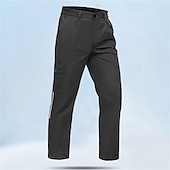 preiswerte Unterteile-Herren Cargohosen Wanderhosen Regenhose zum Wandern Außen Normale Passform Wasserdicht Schnelltrocknend Leicht Reflexmaterial Hosen Tasche Dunkelmarine Dunkelgrün Camping / Wandern Golfspiel Laufen S