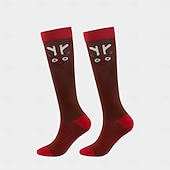 abordables Calcetines de running-Calcetines de yoga Calcetines de Navidad 1 Par Hombre Mujer Calcetines de compresión A prueba de resbalones Transpirable Reductor del Sudor Cómodo Entrenamiento de gimnasio Baloncesto Fútbal