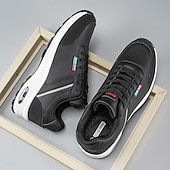 tanie Casualowe sneakersy-męskie brązowe i granatowe trampki Air Cushion – oddychające, lekkie buty sportowe z amortyzacją do codziennych spacerów, ćwiczeń na siłowni i podróży po mieście