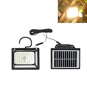 abordables Appliques d&#039;extérieur-Lampe solaire d&#039;extérieur 190 LED avec détecteur de mouvement, 3 modes d&#039;éclairage, à clipser, double panneau solaire, éclairage de sécurité pour jardin, 1 pièce