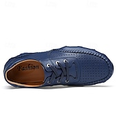 economico sandali da esterno-Scarpe da passeggio traspiranti da uomo bianche con ritagli – mocassini estivi casual con suola morbida per la guida, le vacanze al mare, l&#039;esplorazione della città e il comfort per tutto il giorno nelle giornate calde