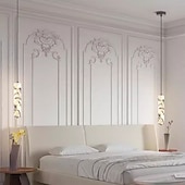 billige Pendellys-Bvlgari-stil rørformet alabaster-pendel, messing LED til soverom/stue