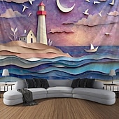 cheap Landscape Tapestry-Landscape Mountain Hanging Tapestry Wall Art Large Tapestry Mural Decor Photograph Backdrop Blanket Curtain Home Bedroom Living Room Decoration