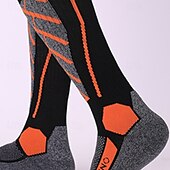 abordables Accesorios para deportes y aire libre-1 Par Hombre Mujer calcetines de lana merino Calcetines de senderismo Calcetines para correr Mantiene abrigado Transpirable Anti ampollas Grueso Invierno Al aire libre Sobre la pantorrilla Retazos