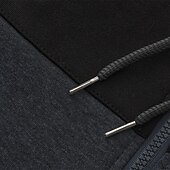 economico felpe con cappuccio da uomo di base-Per uomo Felpa con cappuccio Felpa con cappuccio a zip intera Rosso e nero Nero Rosso Grigio chiaro Grigio scuro Con Cappuccio Blocco di colori Patchwork Sport &amp; Outdoor Quotidiano Ferie Poliestere