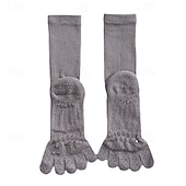cheap Yoga Socks-Women Non-slip Dispensing Five Toes anti-odorant anti-friction Sweat-absorbent Floor Socks For Pilates Dance