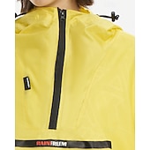 cheap Outdoor Jackets-Men's Women's Hiking Jacket Rain Coat Outdoor Waterproof Windproof Quick Dry Lightweight Hiking Outfits Hiking Clothes Autumn / Fall Raincoat Camping / Hiking / Caving Patchwork Black Yellow Pink