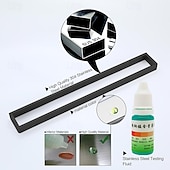 cheap Towel Bars-Towel Bar Towel Rack 304 Stainless Steel Wall Mounted Bathroom Hardware Towel Holder for Bath Towels, Rustproof Towel Rail for Kitchen, Shower, Hotel Use, Heavy Duty Polished Finish