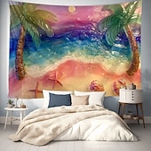Strand Palme hängende Wandteppich Wandkunst große Wandteppich Mural Dekor Fotohintergrund Decke Vorhang Wohnraum Schlafzimmer Dekoration preiswerte Landschaftsteppich-Strand Palme hängende Wandteppich Wandkunst große Wandteppich Mural Dekor Fotohintergrund Decke Vorhang Wohnraum Schlafzimmer Dekoration