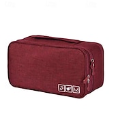 baratos Arrumação e Organização-bolsa de viagem para guardar sutiãs e meias, organizador leve multicamadas com fecho de zíper, tecido durável, roxo, lavável à mão, várias cores disponíveis