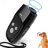 abordables Adiestramiento y comportamiento de perros-dispositivo de parada de ladridos ultrasónico controlador de perros entrenador de perros de mano conductor de perros al aire libre suministros para mascotas