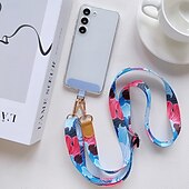 お買い得  その他のスマホケース-新しい調節可能な携帯電話ストラップ、長いクロスボディストラップ、バック可能なショルダーストラップ、吊り下げチェーン、レトロパターンの吊り下げネック、幅広の布ストラップ