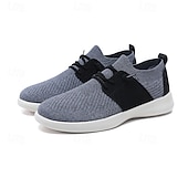billige Sneakers til herrer-herre pustende strikkesko – myke og fleksible tursko for komfort og stil i daglige aktiviteter
