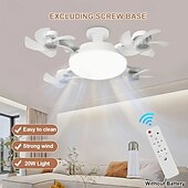 Недорогие Потолочные светильники с вентилятором-14 cm Диммируемая Потолочные лампы Металл Винтаж 85-265V