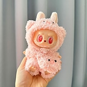 cheap Doll Clothing &amp; Accessories Sets-Clothes ForLabubu Dolls  Fluffy Pig Outfit for 17cm Labulabu Dolls Doll Not Included
