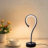 abordables Lampes de Table-Lampe de bureau créative en forme de point d&#039;interrogation pour salon, chambre à coucher, lumière tricolore, moderne et contemporaine, alimentée par USB pour chambre à coucher &lt;5v a / b