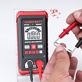 ieftine Unelte de măsurare-Multimetru digital inteligent ht123, tester de măsurare a rezistenței de tensiune AC/DC, multimetru electric ncv cu iluminare de fundal