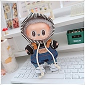 billiga Dockkläder och tillbehörsset-17 cm vinyl dockkläder tillbehör för 6,7 tum handgjorda virkade kläder för vinylfigur modekläder unik stil (endast outfit)