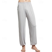 levne Jóga kalhoty a Bloomers-Pánské Kalhoty na jógu Harémové kalhoty Bombarďáky Lehká váha Vysoký pas Tělocvična Pilates Zumba Spodní část oděvu Tmavě šedá Černá Bílá Hlavní město Podzim Sportovní Sportovní oděvy Lehce elastické