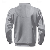 billige grunnleggende hettegensere for menn-Herre Hattetrøje Hettegenser med glidelås Aprikos Svart Hvit Vin Rød Med hette عادي Sport &amp; Utendørs Daglig Ferie Polyester Gatemote Grunnleggende Fritid Vinter Høst Klær Gensere Gensere Langermet