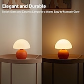 economico lampada da comodino-Lampada da tavolo a LED, lampada decorativa moderna, lampada da scrivania, luce notturna per camera da letto, studio, soggiorno, comodino, bar, ristorante