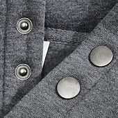 baratos camisolas de lã-Homens Moletom Moletom com capuz Moletom de lã Vermelho Vinho Preto Cáqui Cinza Claro Cinzento Escuro Com Capuz Tecido Bolso frontal Desportos e Ar livre Casual Diário Roupa de rua Legal Roupa de