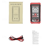 ieftine Unelte de măsurare-Multimetru digital inteligent ht123, tester de măsurare a rezistenței de tensiune AC/DC, multimetru electric ncv cu iluminare de fundal