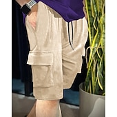 cheap Sweat Shorts-Men's Athletic Shorts Sweat Shorts Shorts Summer Shorts Pocket Drawstring Elastic Waist Plain Comfort Breathable Short Outdoor Sports Classic Casual Black Blue Micro-elastic