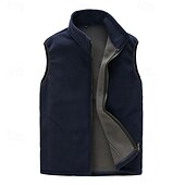 preiswerte Westen-Herren Wanderweste Wanderfleeceweste Ärmellos Weste Außen Thermowarm Winter Reißverschluss Polyester Schwarz Armeegrün Rot Angeln Klettern Camping / Wandern / Höhlenforschung