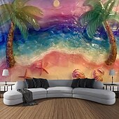 Strand Palme hängende Wandteppich Wandkunst große Wandteppich Mural Dekor Fotohintergrund Decke Vorhang Wohnraum Schlafzimmer Dekoration preiswerte Landschaftsteppich-Strand Palme hängende Wandteppich Wandkunst große Wandteppich Mural Dekor Fotohintergrund Decke Vorhang Wohnraum Schlafzimmer Dekoration
