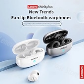 baratos Auscultadores TWS True Wireless-Fones de ouvido sem fio Lenovo XT83II Bluetooth 5.3 com design de clipe de orelha, controle por toque, chamada HD com microfones, fones de ouvido esportivos