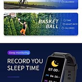 abordables Bracelets connectés-C2plus Montre intelligente 0.96 pouce Montre intelligente avec bracelet Bluetooth Podomètre Rappel d&#039;appel Contrôle de l&#039;Activité Compatible avec Smartphone Femmes Hommes Longue Veille Étanche Rappel