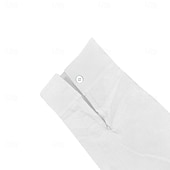 voordelige Straat-Voor heren Overhemd Linnen overhemd Overhemd met bandkraag Zomer overhemd Strand Kleding Overhemd met knopen Effen Vakantie Streetwear Zwart Wit Blauw Khaki Lange mouw Band Kraag Lente zomer Kleding