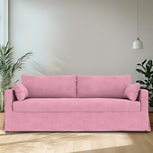 preiswerte Sofabezug-Sofabezug passend für Hyltarp-Sofa, einfarbig, gesteppte Polyester-Schonbezüge