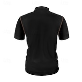 cheap Waffle Knit Tee-Men&#039;s T Shirt Henley Shirt Tee Short Sleeve Shirt Short Sleeve Henley Summer Spring Patchwork Fashion Designer Basic Buttons Pocket Vacation Street Going out Black White Navy Blue Top Tee for Men