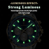 olcso Quartz órák-Férfi Kvarc Óra Luxus Nagy Dial Üzleti Lumineszcens Naptár Dátum Hét Vízálló Rozsdamentes Acél Óra