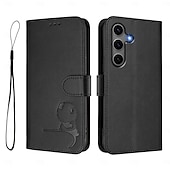 abordables Coques Samsung-téléphone Coque Pour Samsung Galaxy S25 S25 Edge S24 S24 FE S23 Ultra Plus S22 Plus Ultra A16 A55 5G A15 A14 Étui Portefeuille avec Support Fermeture Éclair Protection complète du corps Rétro TPU