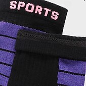 abordables Accesorios para deportes y aire libre-1 Par Hombre Mujer calcetines de lana merino Calcetines de senderismo Calcetines para correr Mantiene abrigado Transpirable Anti ampollas Grueso Invierno Al aire libre tripulación media Retazos Lana