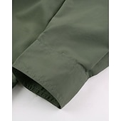 preiswerte Oberteile-Herren Wanderhemd Wanderspitze Cargo-Shirt Langarm Umlegekragen Oberteil Außen Wasserdicht Winddicht Leicht Polyester Dunkelgrau Armeegrün Khaki Laufen Camping / Wandern / Höhlenforschung