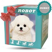economico Animali di peluches-Robot cane, il mio cucciolo robot realistico, giocattolo interattivo che cammina, abbaia e scodinzola, peluche per bambini. &amp;Giocattolo robotico realistico per adulti che si comporta come un vero